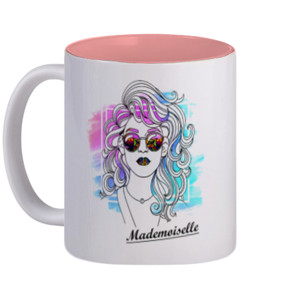 Mug Mug gelas motif cewek