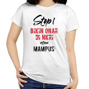 Kaos KAOS STOP BIKIN ONAR