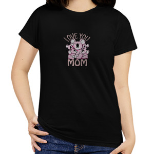 Kaos Love You Mom