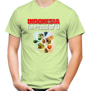 Kaos IndonesiaImProudofU-Nasi Padang