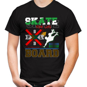 Kaos Skate Board For Life. Dark Background