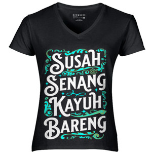 Kaos Susah Senang Kayuh Bareng