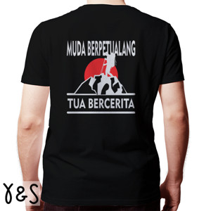 Kaos Pendaki Gunung Hiking Dan Camping Mendaki