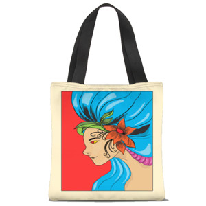Tas Tote Fullprint WOMEN ILLUSTRATION