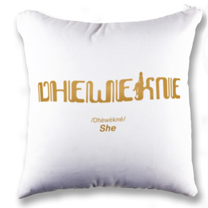 Bantal Sofa pillow “Dhewekne” it means she or her