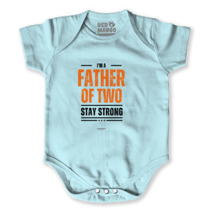 Baby Jumper Strong Father - white