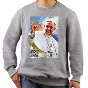 Jaket Sweater Pria  POPE FRANCIS 004
