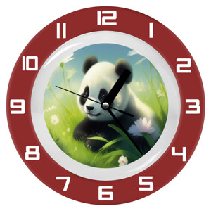 Jam Dinding Panda lucu 12