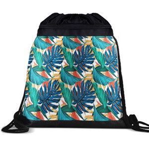 Tas Serut Drawstring Bag - Spring Leaves