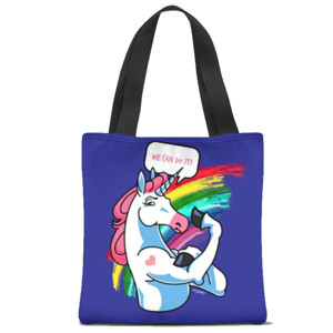 Tas Tote Fullprint Tote Bag We Can Do It