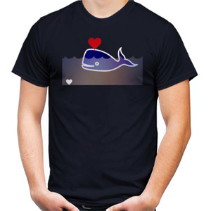 Kaos Whale of Love - Paus Cinta - Kaos Couple
