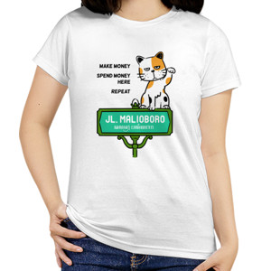 Kaos Malioboro Cat