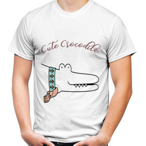 Kaos Cute crocodile