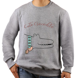 Jaket Sweater Cute crocodile