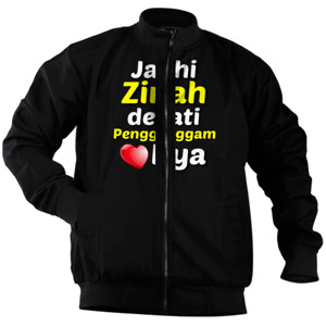 Jaket Bomber Kaos Kawan Quote