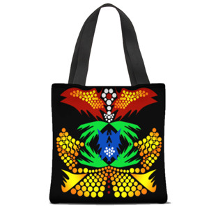 Tas Tote Fullprint Abstrak Kemegahan