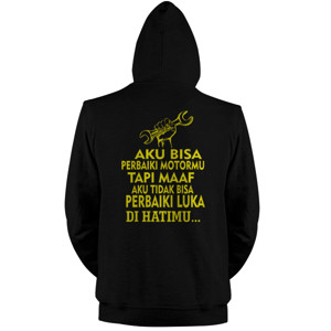 Jaket Hoodie kaos bengkel
