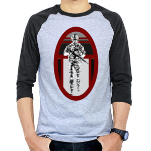 Kaos Raglan Prajurit