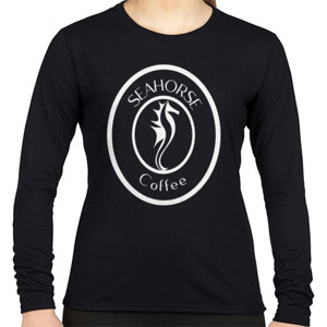Kaos Custom : Seahorse Hitam