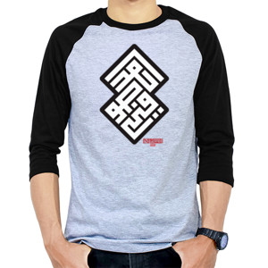 Kaos Raglan Kaos Kaligrafi  | @sandal_x