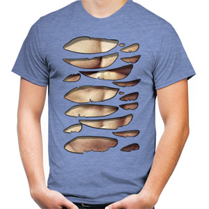 Kaos Desain sobek realistis