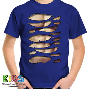 Kaos Desain sobek realistis