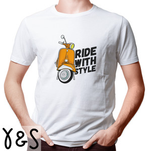 Kaos Cowok Vespa