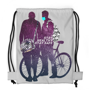 Tas Serut Fullprint Stay Healthy, Stay Safe