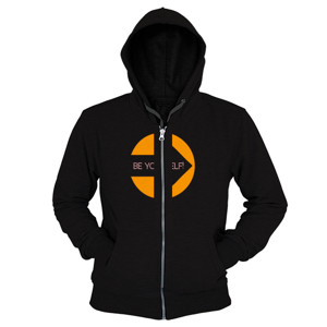 Hoodie Zipper Be Yourself