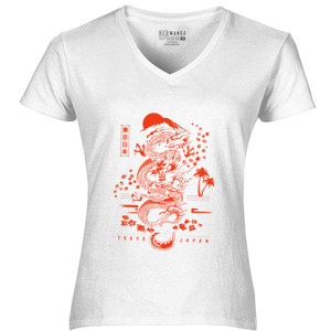 Kaos Baju Kaos Distro Dragon with japanese