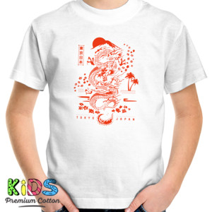 Kaos Baju Kaos Distro Dragon with japanese