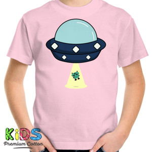 Kaos ufo dengan alien lucu