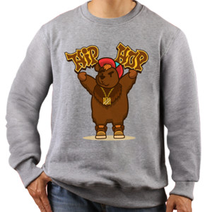 Jaket Sweater Bear Hug Hip hop