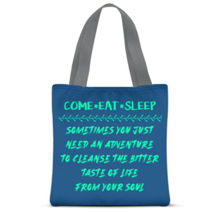 Tas Tote Fullprint Sometimes 1 waterproof bag