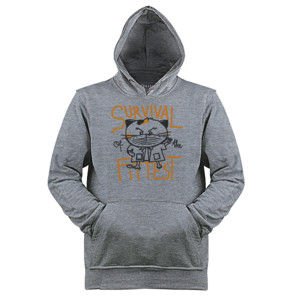 Jaket Hoodie Survival of the fittest