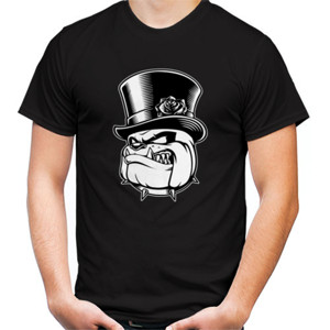 Kaos Baju Kaos Distro Bulldog with hat - Sakatiar