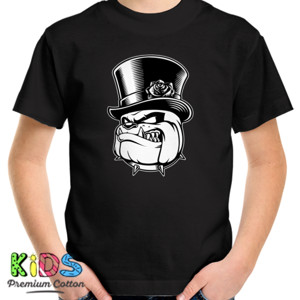 Kaos Baju Kaos Distro Bulldog with hat - Sakatiar