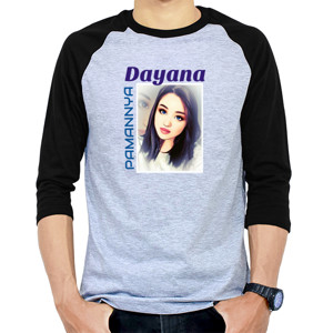 Kaos Raglan Pamannya Dayana