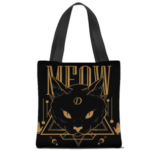 Tas Tote Fullprint totebag meow