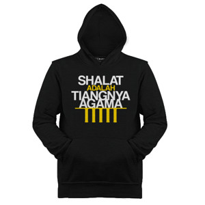 Jaket Hoodie Shalat Tiang Agama