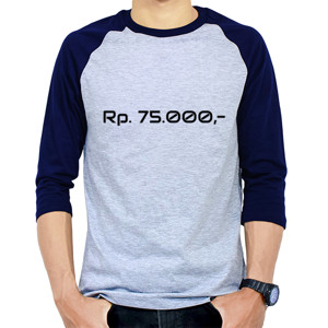 Kaos Raglan Kaos 75.000