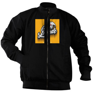 Jaket Bomber Cewek lettering lengan panjang #Ngeyelcumlaude