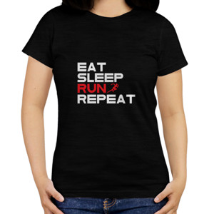 Kaos Eat Sleep Run Repeat (White)