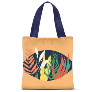 Tas Tote Fullprint leves eye