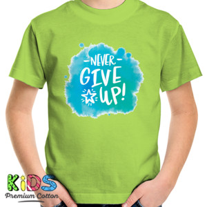 Kaos Sweater Pria Never Give Up