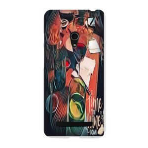 Softcase HP Motif Abstrak Wine Casing HP