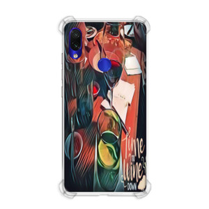 Casing HP Softcase HP Motif Abstrak Wine