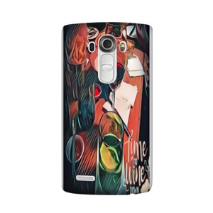 Softcase HP Motif Abstrak Wine Casing HP