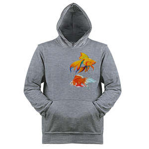 Jaket Hoodie Two Cute Fishes - Kaos Dua Ikan Keren