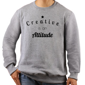 Jaket Sweater Creative Is An Attitude